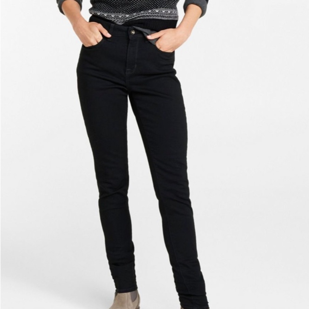 L.L.Bean Women's True Shape Jeans, High-Rise size 18 tall‎